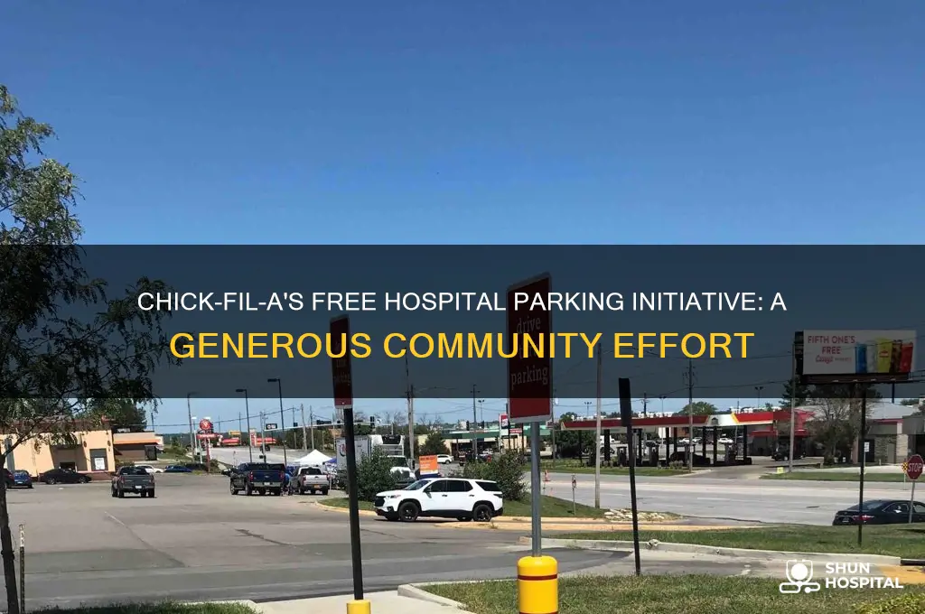 what hospitals did chick-fil-a park for free