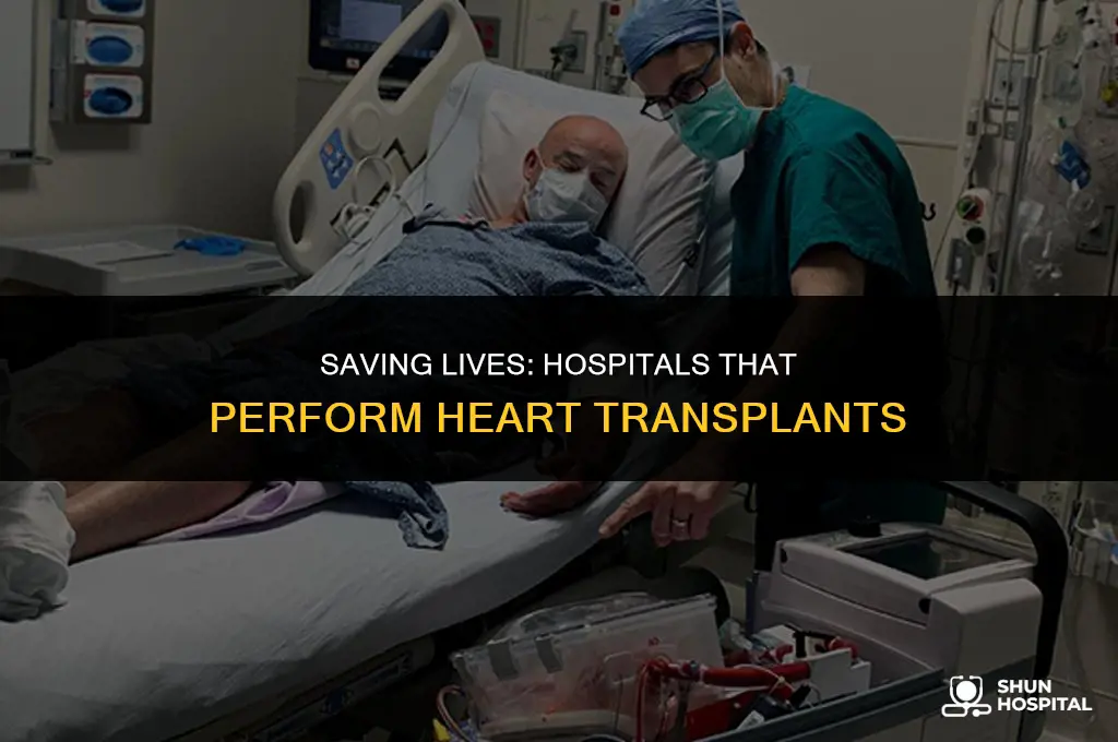 what hospitals do heart transplants