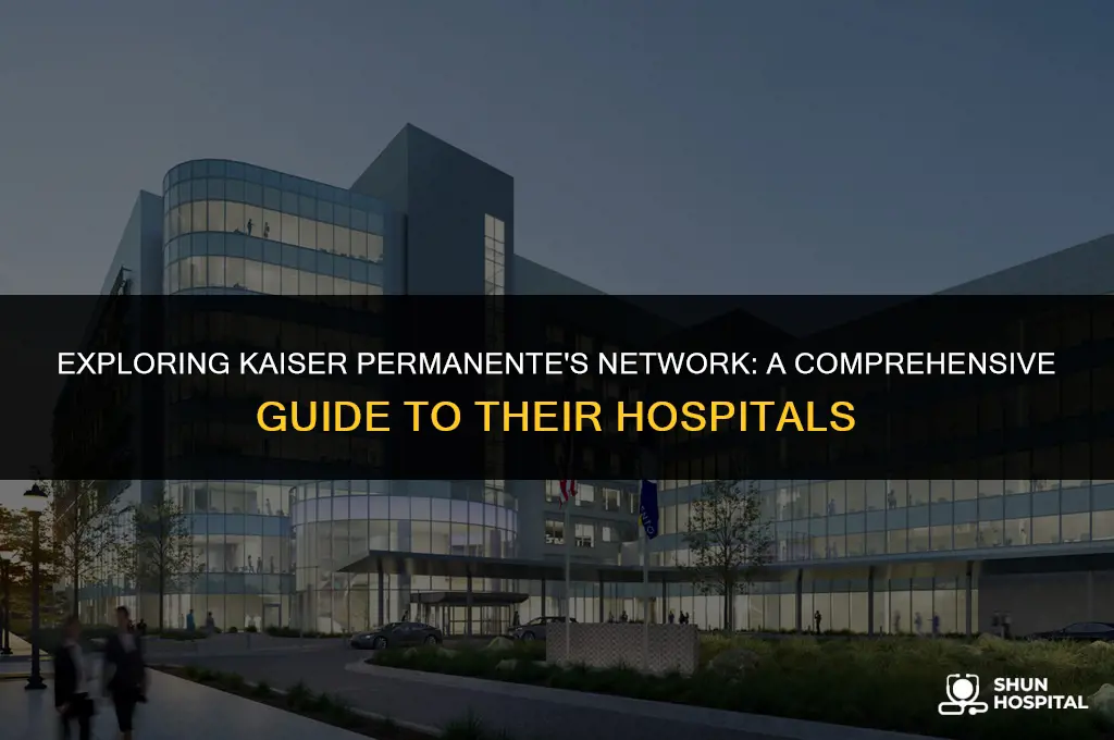 what hospitals does kaiser have