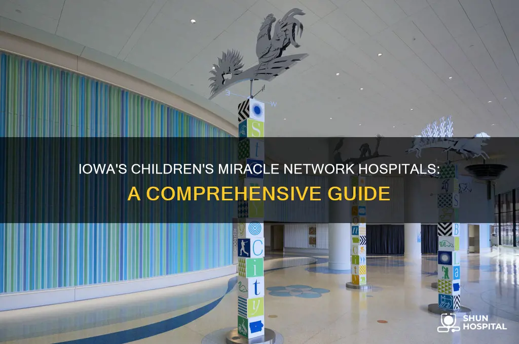 what hospitals in iowa belong to childrens miracle network