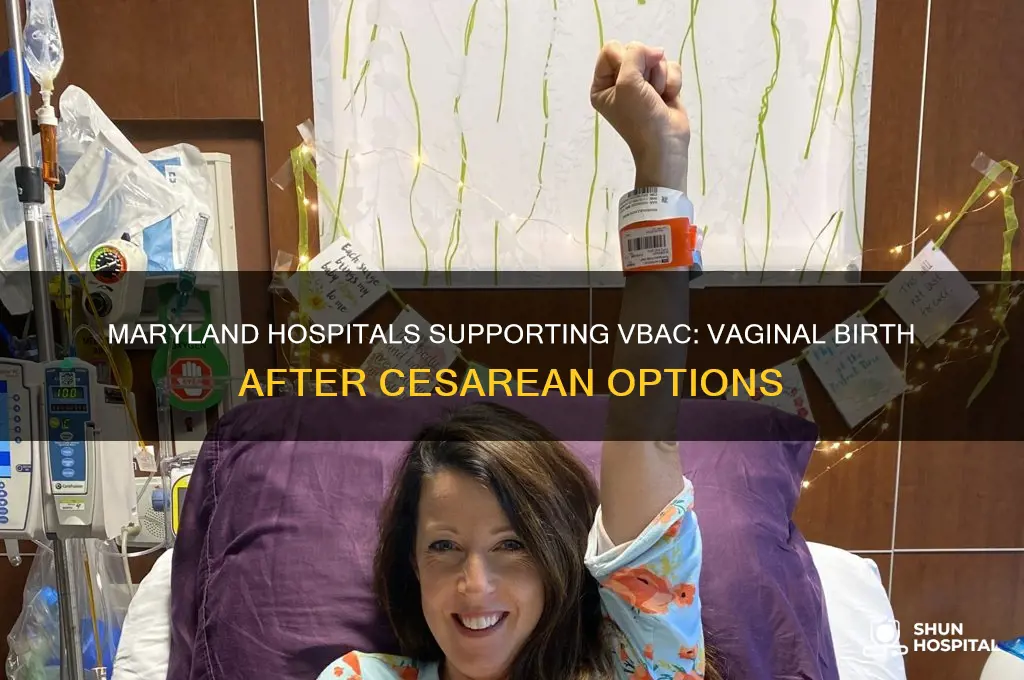 what hospitals in md allow a vagial delivery after c-section