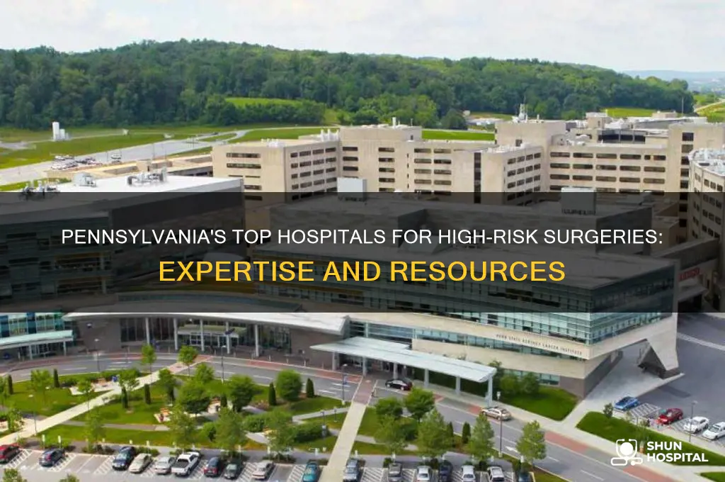 what hospitals in pa are equipped for high risk operations
