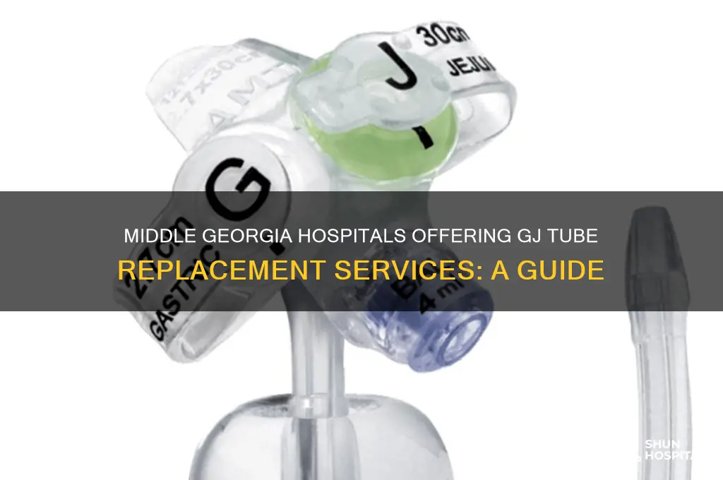 what hospitals in the middle georgia area replace gj tube