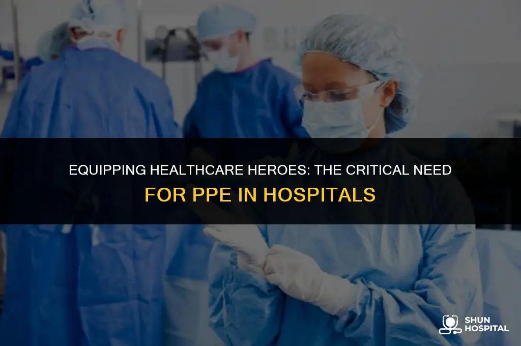 what hospitals need ppe