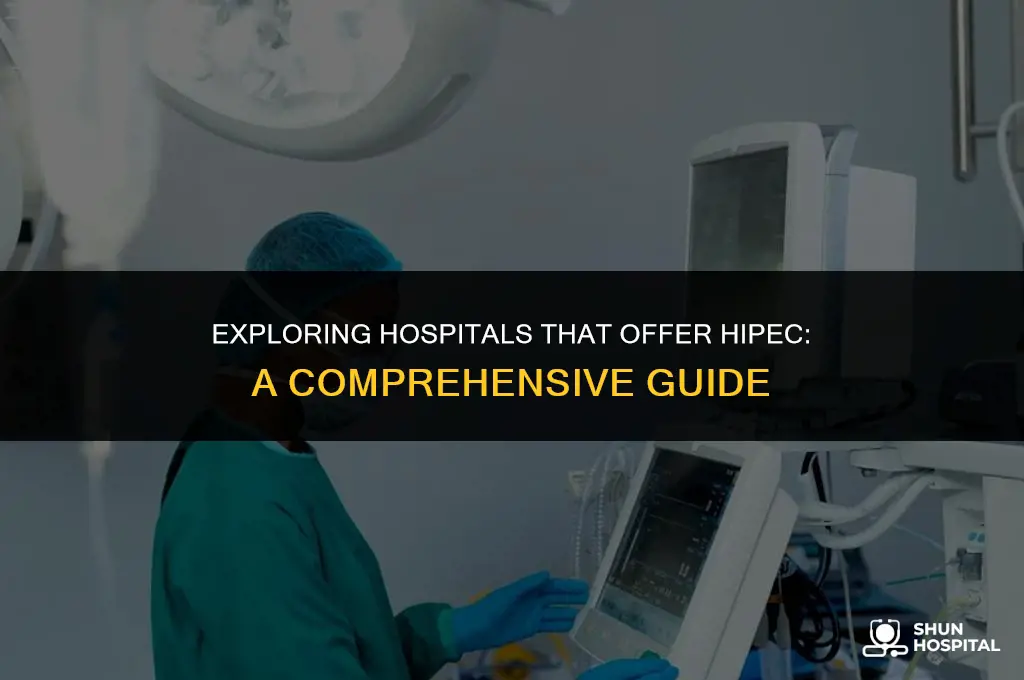 what hospitals perform hipec