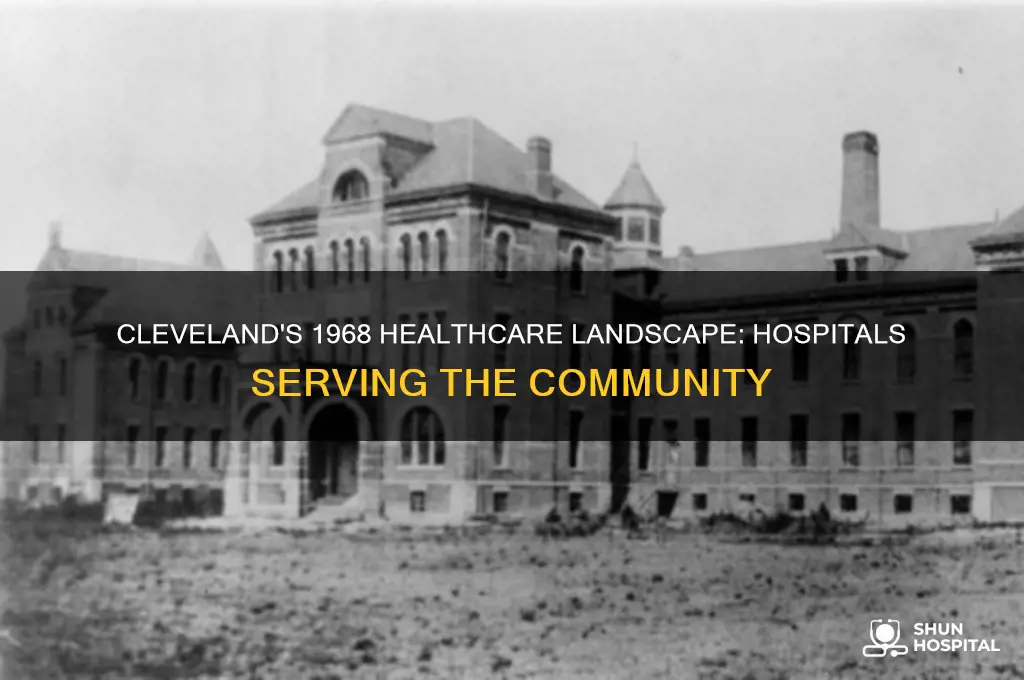 what hospitals were available in cleveland ohio in 1968