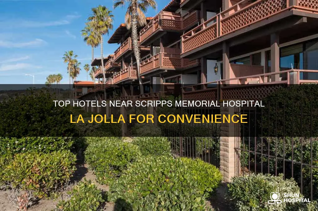 what hotels are close to scripps memorial hospital la jolla