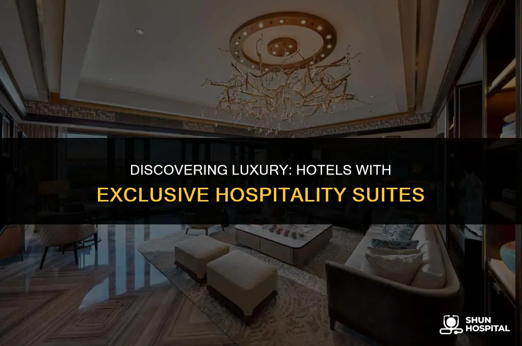 what hotels offer hospitality suites