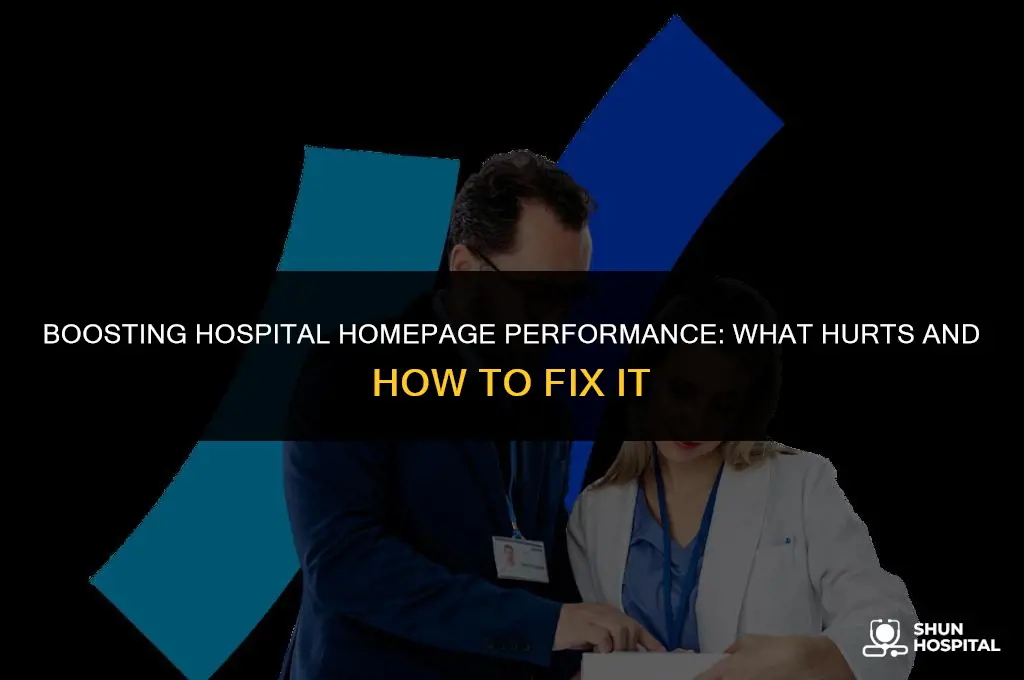what hurts hospital homepage