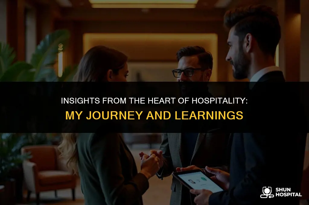 what i learned in hospitality