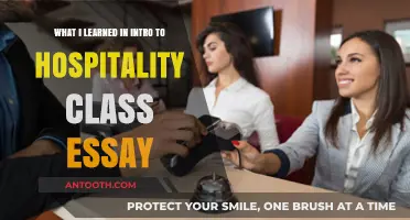 Hospitality Insights: Key Lessons from My Intro to Hospitality Class