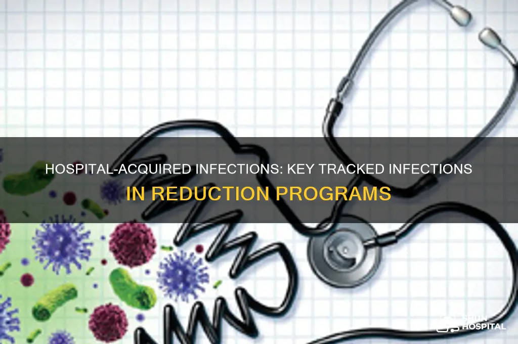 what infections are tracked under hospital acquired infections reduction program