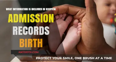 Hospital Admission Records for Births: Essential Information Included