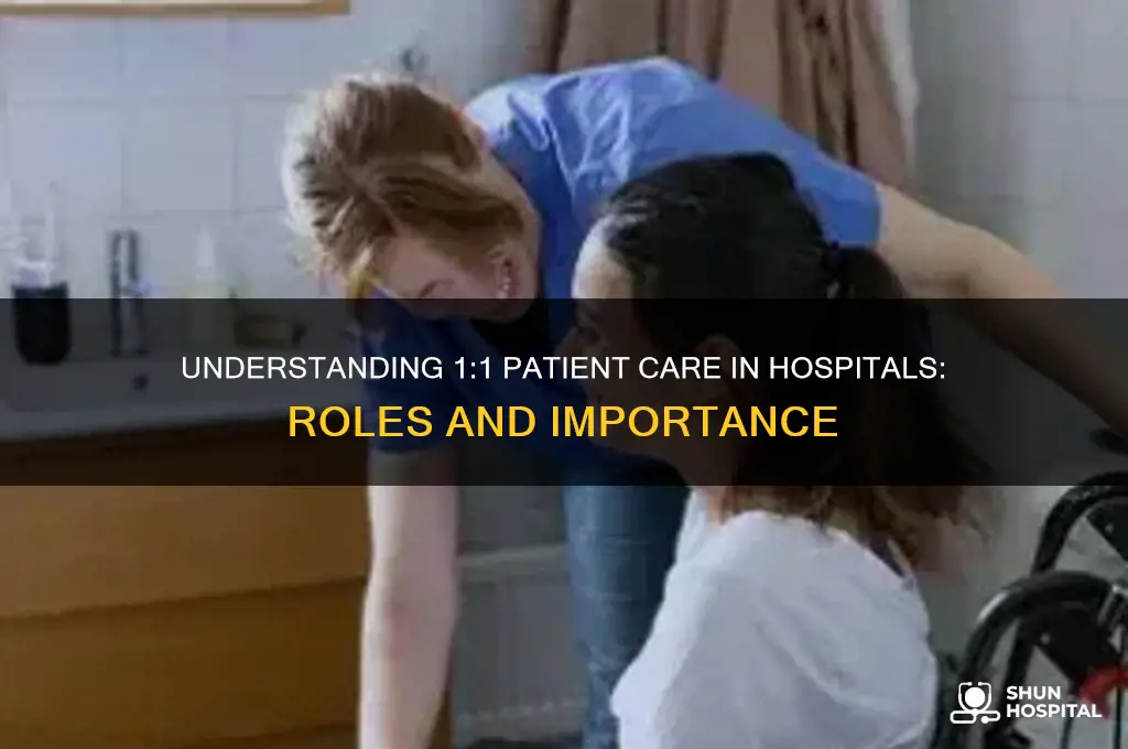 what is a 1 to 1 in a hospital