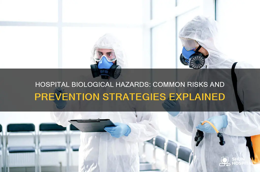 what is a biological hazard often found in hospitals