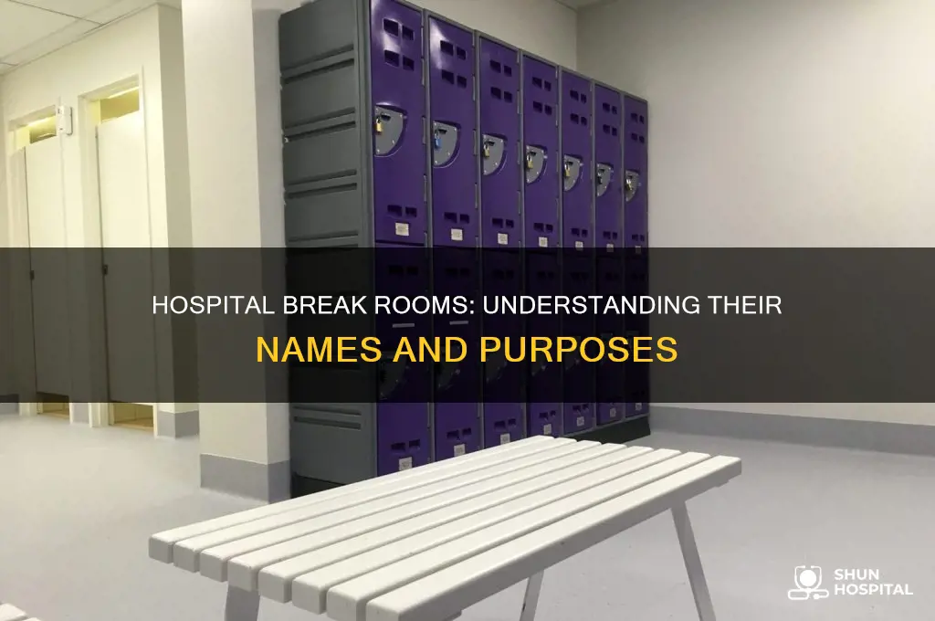 what is a break room called in a hospital