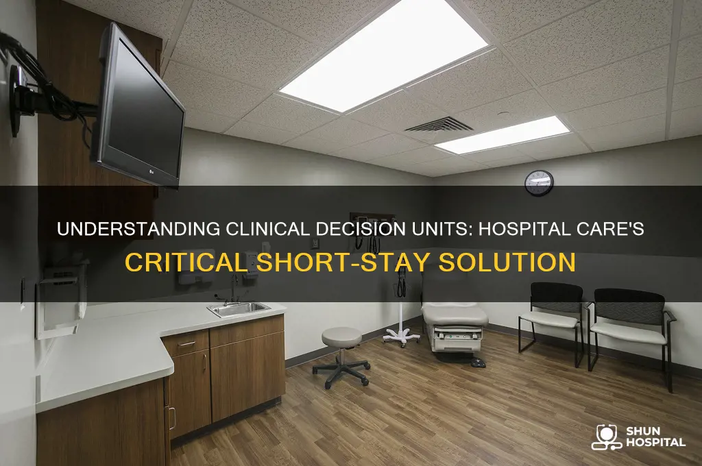 what is a clinical decision unit in a hospital