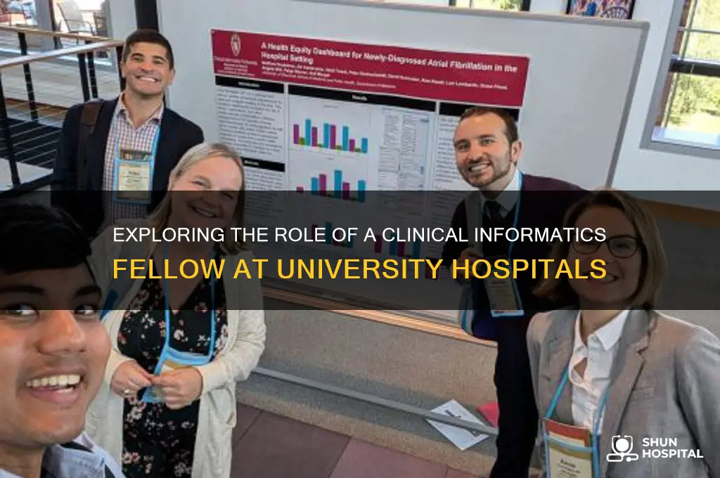 what is a clinical informatics fellow at a university hospital