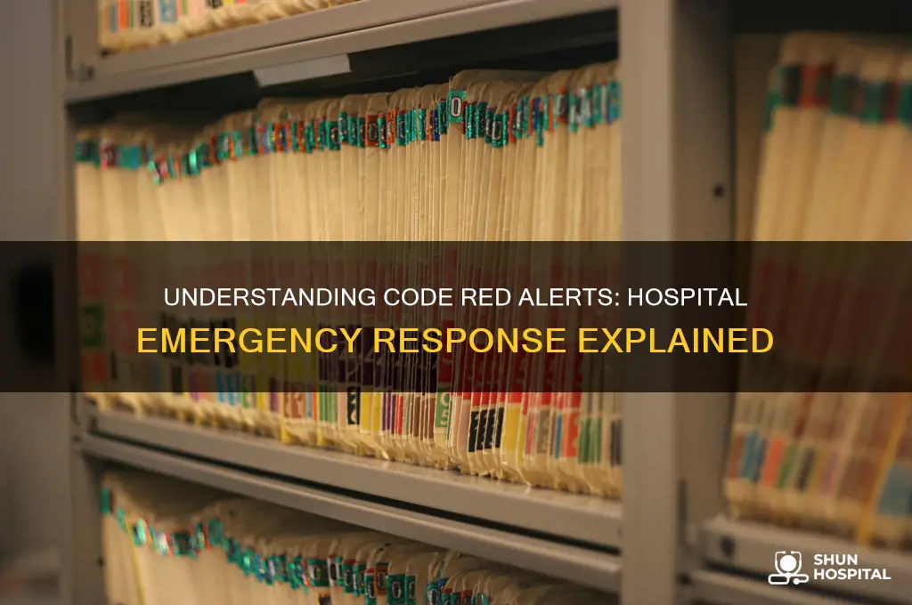 what is a code red alert in a hospital