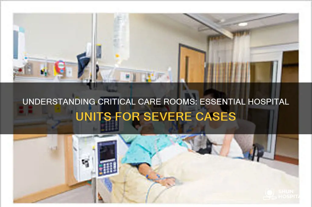 what is a critical care room in a hospital