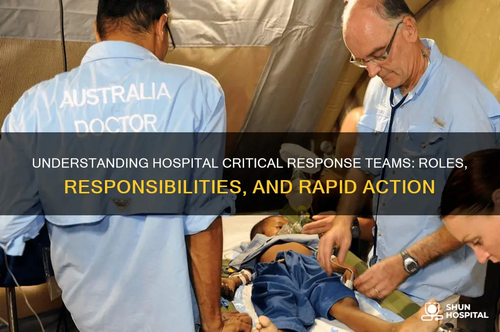 what is a critical response team at the hospital