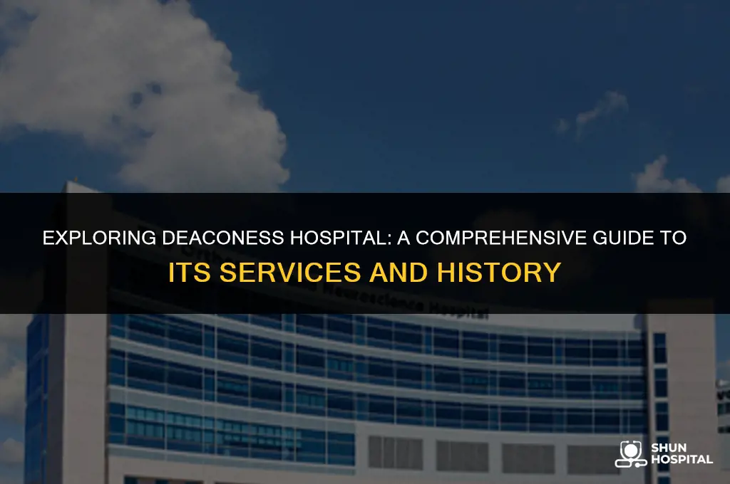 what is a deaconess hospital