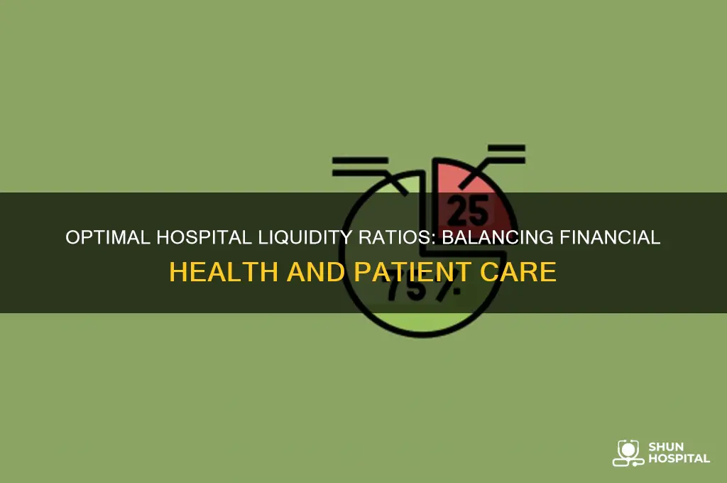 what is a good liquidity ratio for a hospital