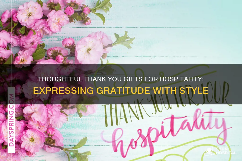 what is a good thank you gift for hospitality