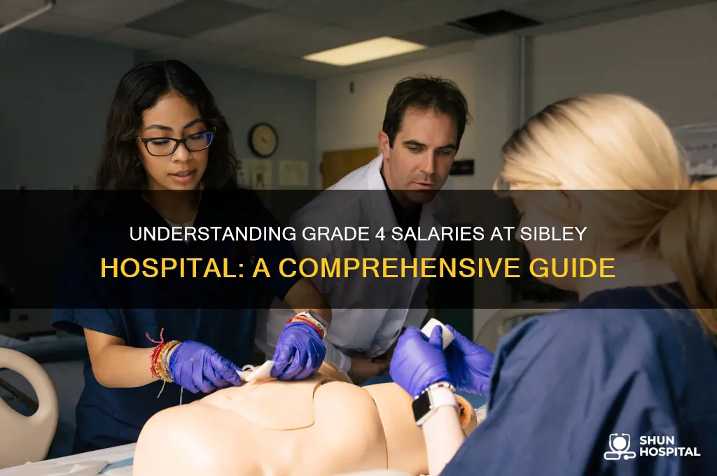 what is a grade 4 salary at sibley hospital