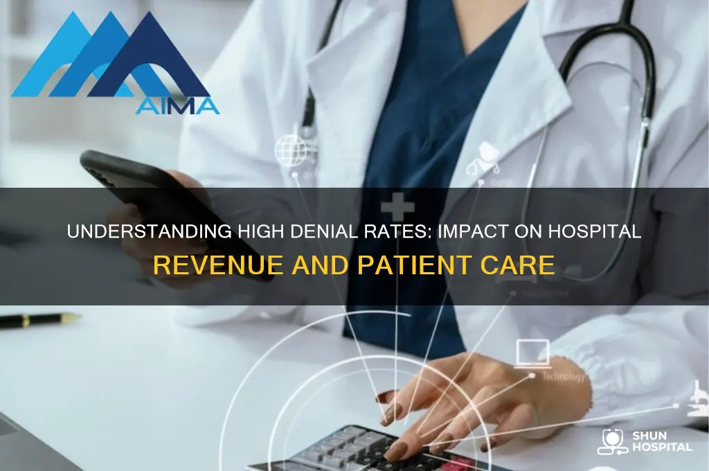 what is a high denial rate for a hospital