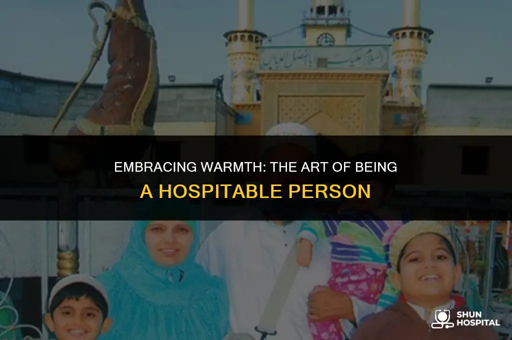 what is a hospitable person