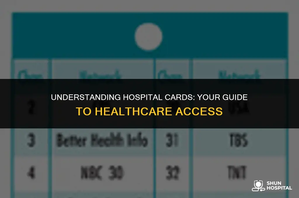 what is a hospital card