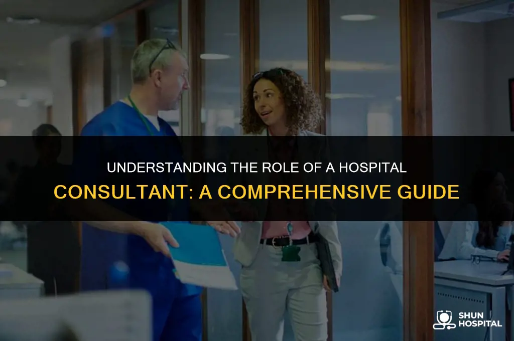 what is a hospital consultant
