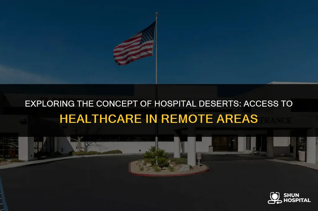 what is a hospital desert