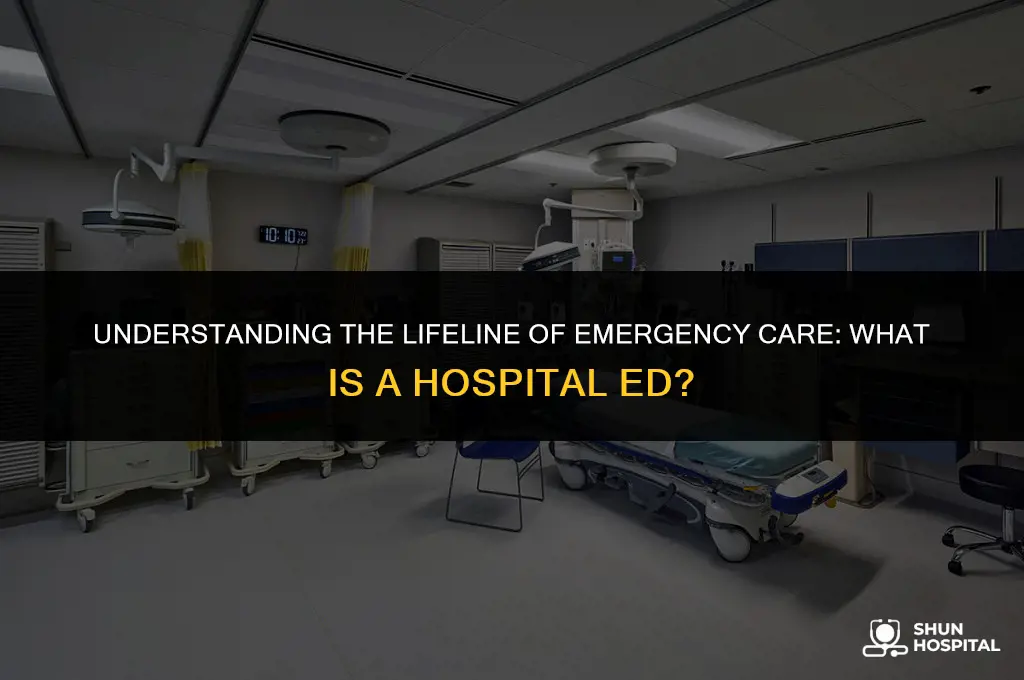 what is a hospital ed