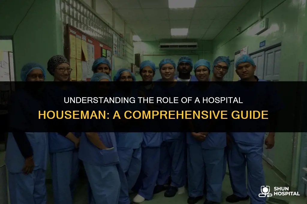 what is a hospital houseman