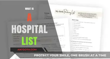 Exploring the Essentials: What Every Hospital List Should Include