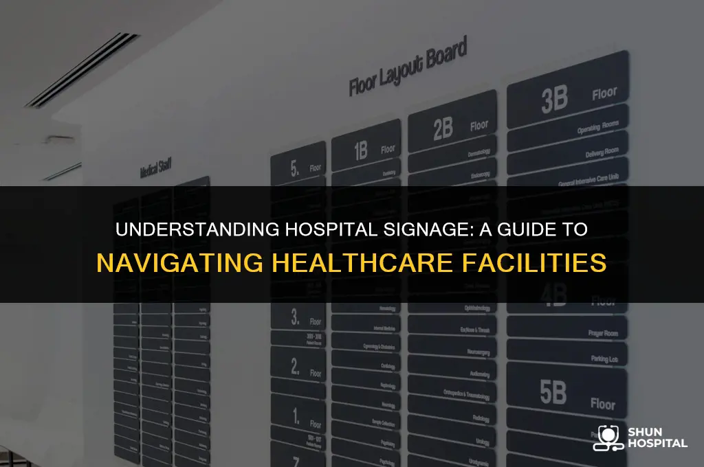 what is a hospital sign