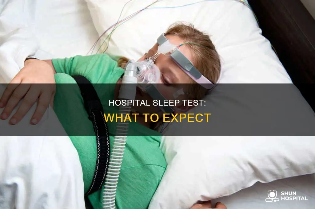 what is a hospital sleep test like