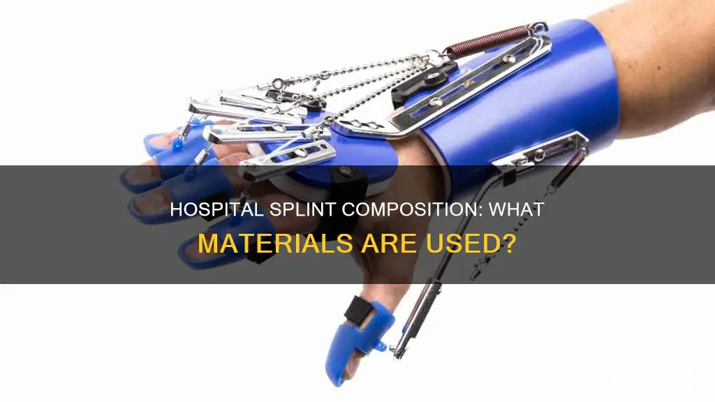 what is a hospital splint made of