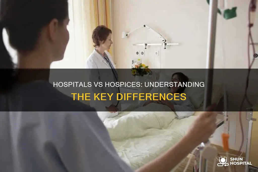 what is a hospital vs a hospice
