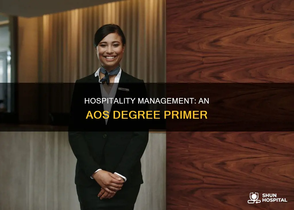 what is a hospitality management aos degree