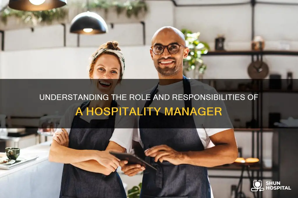 what is a hospitality manager
