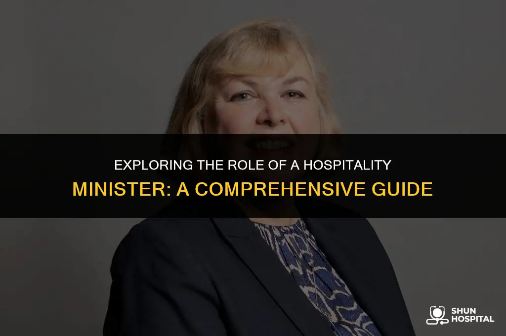 what is a hospitality minister