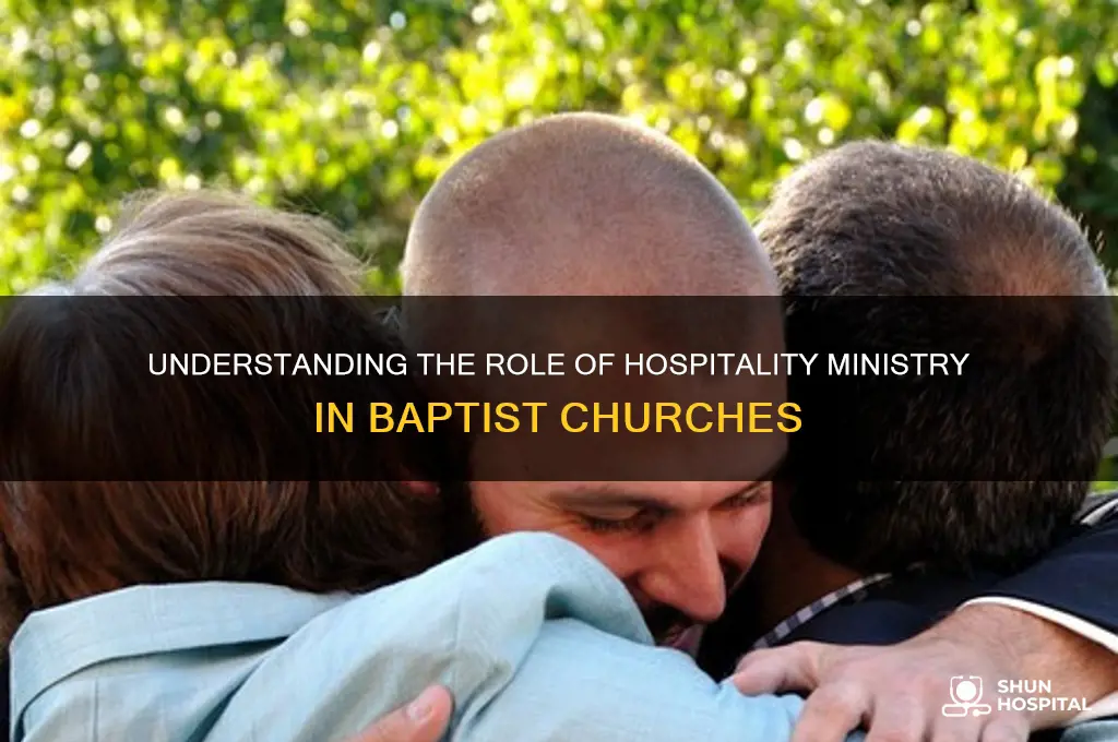 what is a hospitality ministry in a baptist church