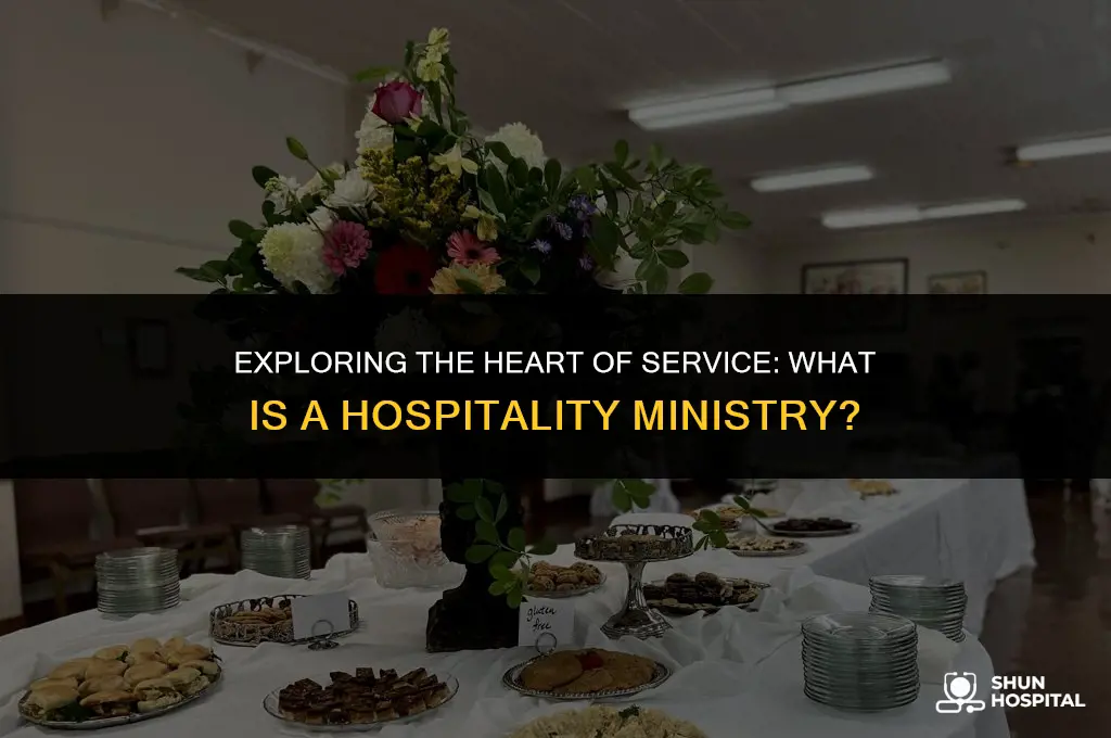 what is a hospitality ministry