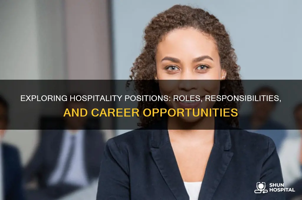 what is a hospitality position