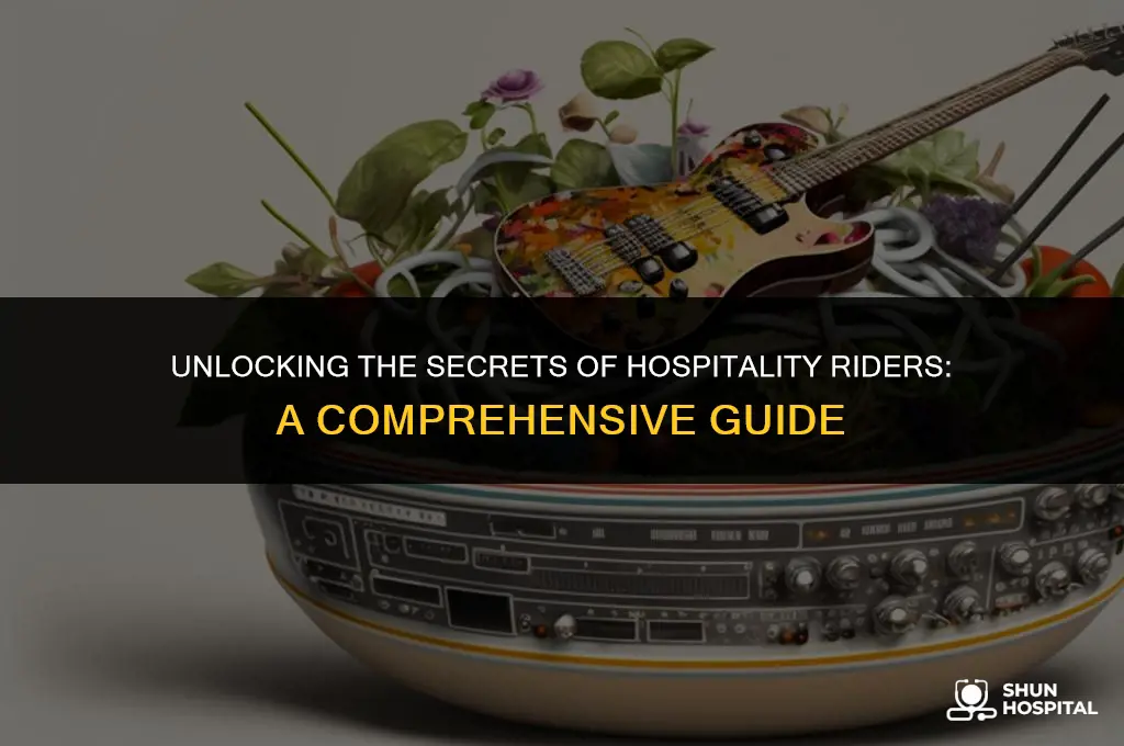 what is a hospitality rider