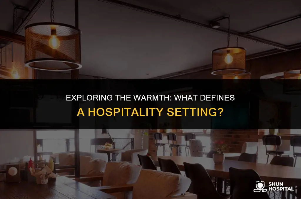 what is a hospitality setting
