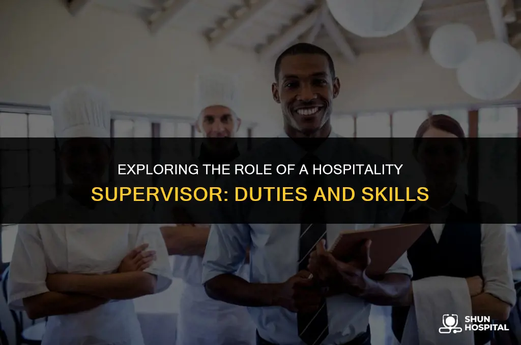 what is a hospitality supervisor